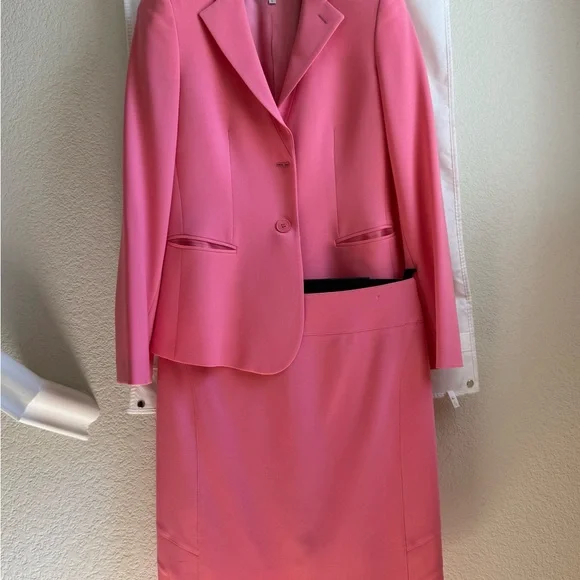Emporio Armani Vintage Skirt Suit Wool Polyester Mix - Picture 10 of 14